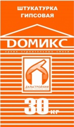 картинка Гипсовая штукатурка 30кг Домикс магазин Вудлин являющийся официальным дистрибьютором в России 